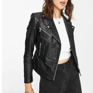NWT Barney's real leather jacket Clara Size 16